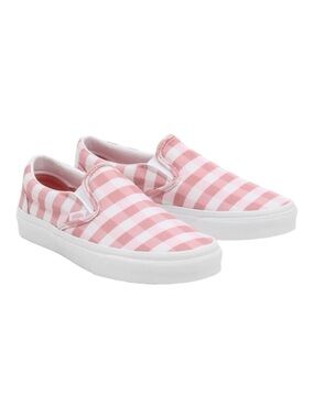 VANS | Classic Slip-On (Gingham) Rosette/True White